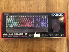 Kit combo para jogos Sentry KX200 RGB - Teclado e mouse gamers LED teclado arco-íris comprar usado  Enviando para Brazil