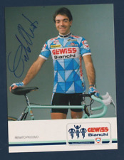 Usado, CYCLISME carte cycliste RENATO PICCOLO équipe GEWISS  BIANCHI 1988 signée comprar usado  Enviando para Brazil