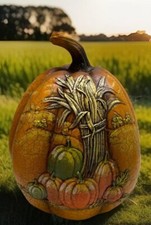Vintage pumpkin delton for sale  Sunrise Beach