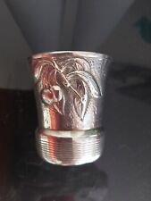 Timbale étain repoussé d'occasion  Bordeaux-