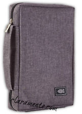 Forro de Biblia Mediano, Pez bordado, tela microfibra, gris comprar usado Forro de Biblia Mediano, Pez bordado, tela microfibra, gris comprar usado  Enviando para Brazil