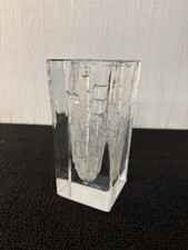 Vase givré cristal d'occasion  Baccarat