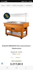 Warmbuffet walnussfarben holz gebraucht kaufen  Zorneding