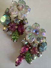Antique earrings colorful for sale  Los Gatos