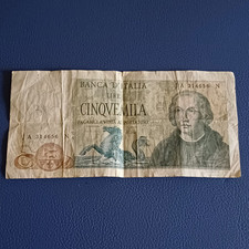 Italia 5000 lire usato  Riolo Terme