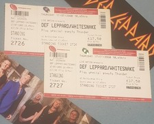Def leppard whitesnake for sale  KING'S LYNN