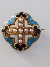 Broche 18k croix d'occasion  La Flotte