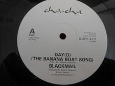 Chantagem - "Day (O) (The Banana Boat Song)" cha-cha single-sided 12" single comprar usado  Enviando para Brazil