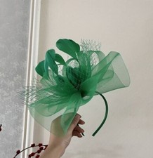 Fascinator emerald green for sale  BOURNEMOUTH