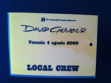 David gilmour pass usato  Italia