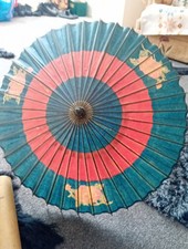 Vintage chinese parasol for sale  BLACKPOOL