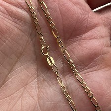 9ct gold figaro for sale  IMMINGHAM