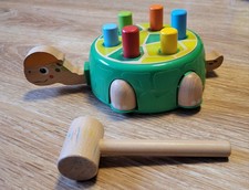 Klopfspiel schildkröte holz gebraucht kaufen  Bedburg