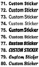 Personalizzato Testo Slogan Personale Nomi Citazione Scritta Adesivi Fonts 71-80 comprar usado Personalizzato Testo Slogan Personale Nomi Citazione Scritta Adesivi Fonts 71-80 comprar usado  Enviando para Brazil