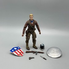 Boneco Marvel Legends Capitão América 6" Steve Rogers First Avenger Peggy pacote com 2 comprar usado  Enviando para Brazil
