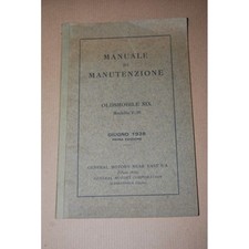 Manuale manutenzione oldmobile usato  Forli