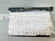 Vintage white fringe for sale  DRONFIELD