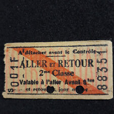 Ticket métropolitain aller d'occasion  Fresnes