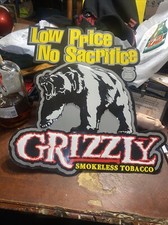 Grizzly tobacco sign for sale  Sutherlin