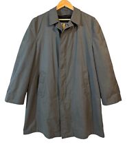 Trench coat GLENEAGLES Palette by Glenoit masculino vintage tamanho 40 forrado oliva comprar usado  Enviando para Brazil