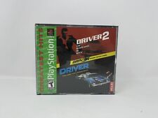 Driver 1 e 2 - 3 discos box set jogo Sony PlayStation 1 PS1 CIB com manuais testados comprar usado  Enviando para Brazil