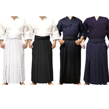 Calça Kendo Iaido Aikido Hapkido Hakama Uniforme de Artes Marciais Kimono Dobok Top comprar usado  Enviando para Brazil