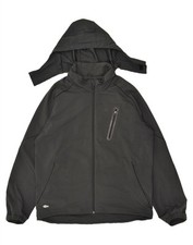 Jaqueta de chuva Adidas masculina à prova de clima com capuz Reino Unido 40 grande poliéster cinza BL27 comprar usado  Enviando para Brazil