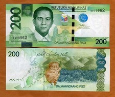 Filipinas, 200 Piso, 2017, P-209b UNC comprar usado  Enviando para Brazil