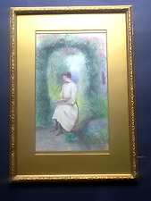 Art deco watercolour for sale  SOUTHWELL
