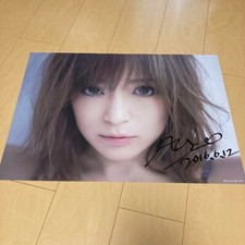 Cartaz autografado Ayumi Hamasaki tamanho B3 bens de talento músico h03 fotografia, usado comprar usado  Enviando para Brazil