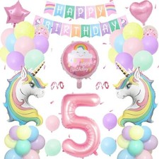 Unicorn balloon set d'occasion  Expédié en Belgium