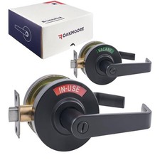 Maçaneta de porta comercial - Fechadura de banheiro ocupada vazia | Porta de banheiro preta ... comprar usado  Enviando para Brazil