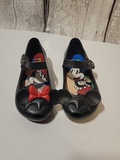 Mini Sapato Melissa Ultragirl Disney Mary Jane Mickey e Minnie Mouse Preto Tamanho 8 comprar usado  Enviando para Brazil