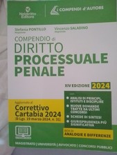 Compendio diritto processuale usato  Condove