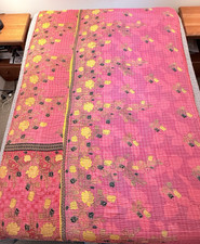 Colcha de cordas vintage exclusiva dupla face leve costurada à mão casa de campo boêmia comprar usado  Enviando para Brazil