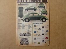 Volkswagen beetle blechschild gebraucht kaufen  Leverkusen