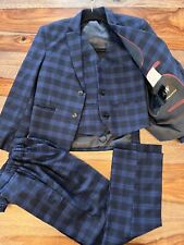 Boys checkered navy for sale  Aurora