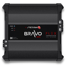 Amplificador de áudio veicular Stetsom Bravo Flex BASS 3K mono classe D 0,5 a 2 Ohms, usado comprar usado  Enviando para Brazil