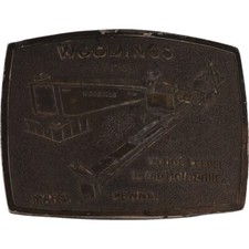 Taladro de orificio para madera maquinaria industrial minería Pennsylvania años 70 de colección hebilla de cinturón segunda mano  Embacar hacia Mexico