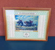 Quadro vintage calendario usato  Castel San Pietro Terme