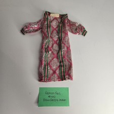 Vintage Barbie Mattel 1979 #1010 Disco Dazzle Moda Ulubiony Długi płaszcz na sprzedaż  Wysyłka do Poland