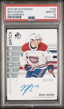 2019-20 Sp Autêntico Future Watch Auto Nick Suzuki #192/999 PSA 10 GEM ESTADO PERFEITO comprar usado  Enviando para Brazil