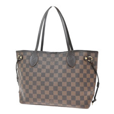 Bolsa tote de ombro Louis Vuitton Neverfull PM couro Damier marrom N51109 17YH427 comprar usado  Enviando para Brazil