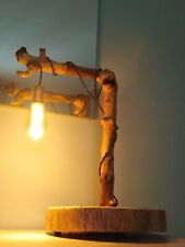 Lampada legno terra usato  Massafra