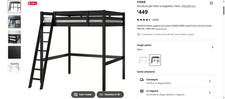 Letto soppalco ikea usato  Fermo