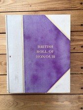 British roll honour for sale  LINCOLN