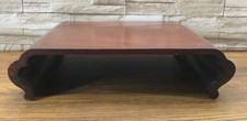 Usado, Suporte de mesa retangular vintage marrom madeira riser comprar usado  Enviando para Brazil