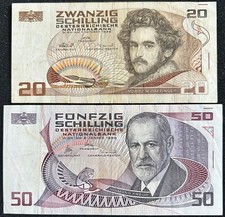 Banknoten österreich schillin gebraucht kaufen  Dietenhofen
