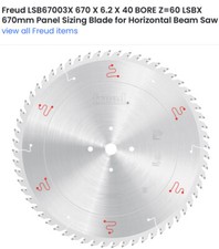 Freud panel sizing for sale  Henrietta