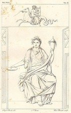 Antica stampa 1800 usato  Roma